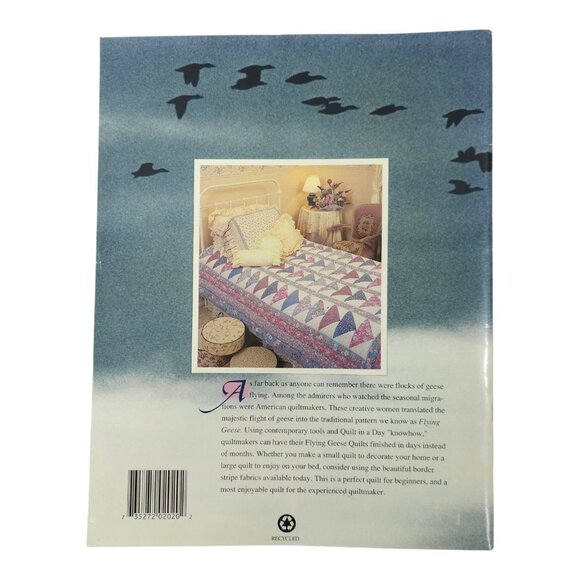 May Basket Flying Geese Eleanor Burns 1988 1992 Quilt In A Day Paperback Books - Picture 4 of 14